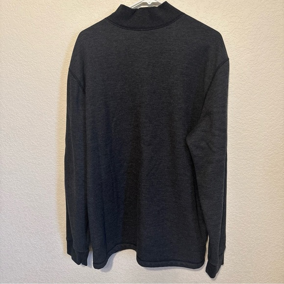 Eddie Bauer Sweater Mens Extra Large Gray Fleece Sherpa Outdoor Snap Sweatshirt - Picture 7 of 7